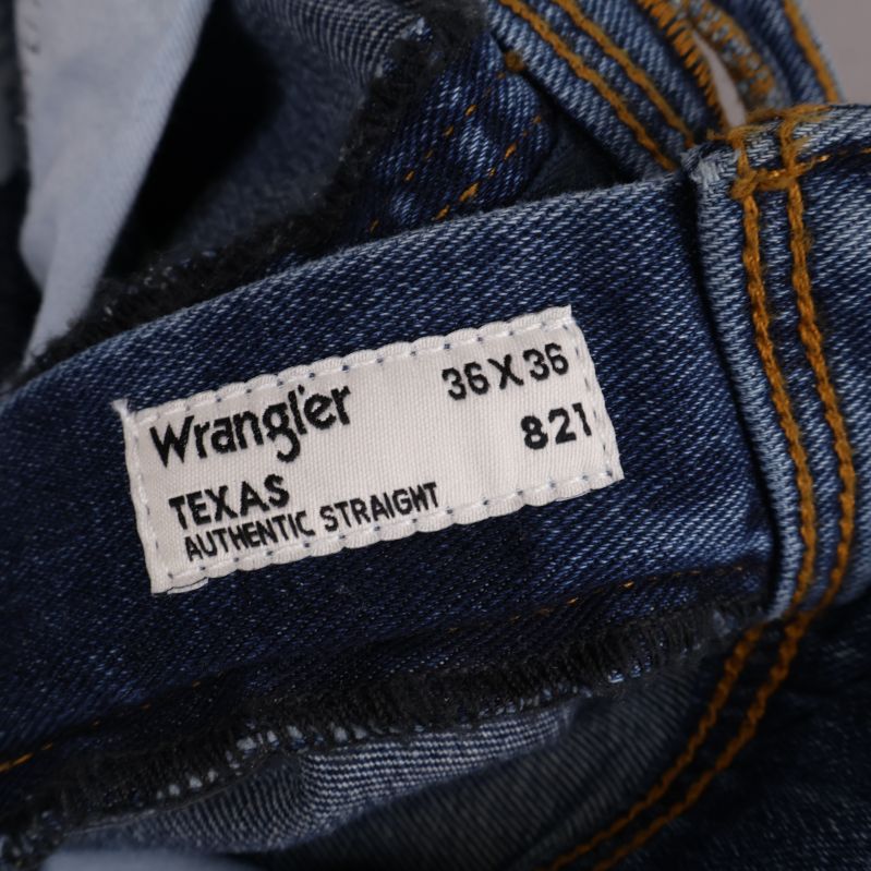 Storleksetikett på jeans