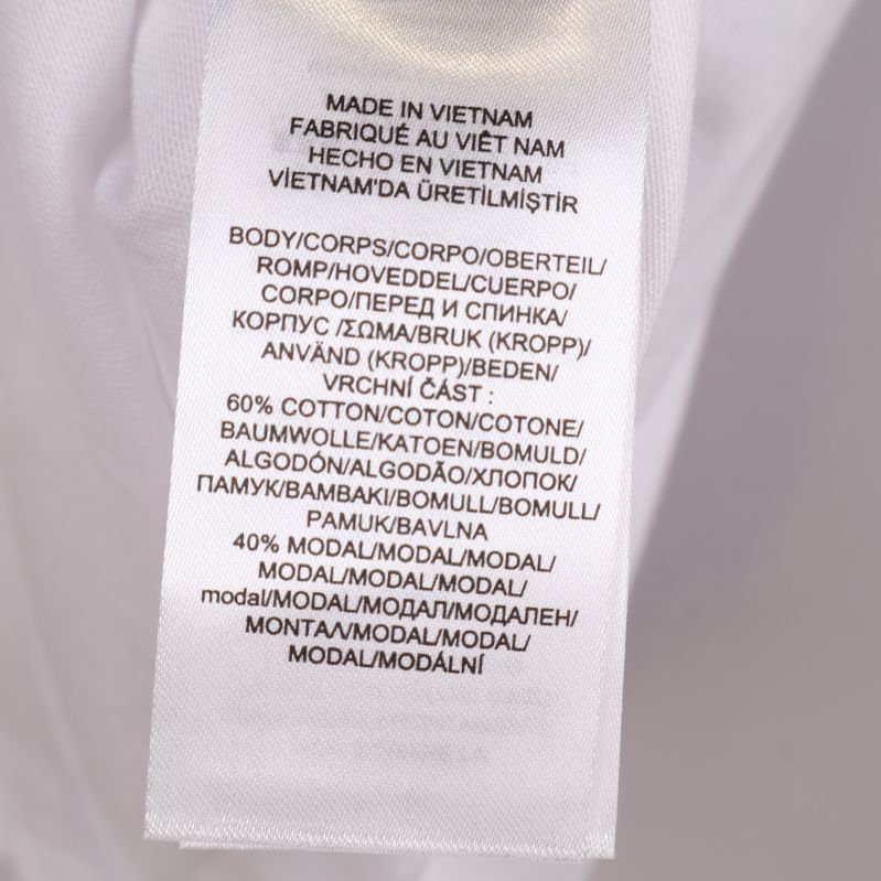 Materialinformation med 60% bomull och 40% modal