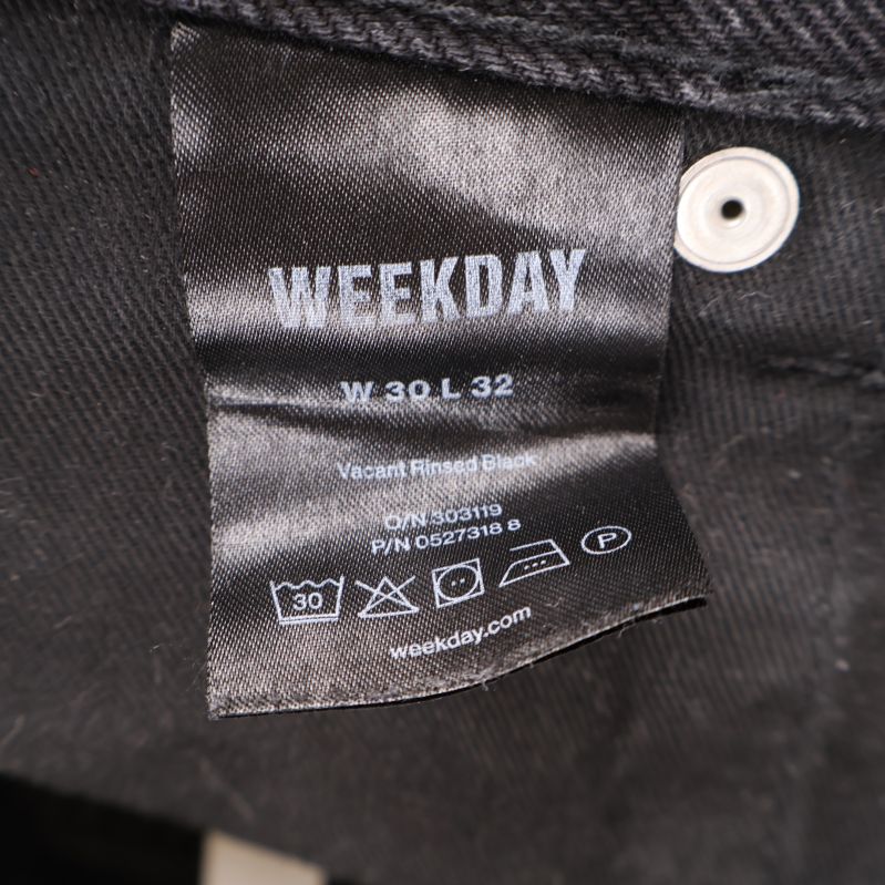 Märkestag med storlek och märke