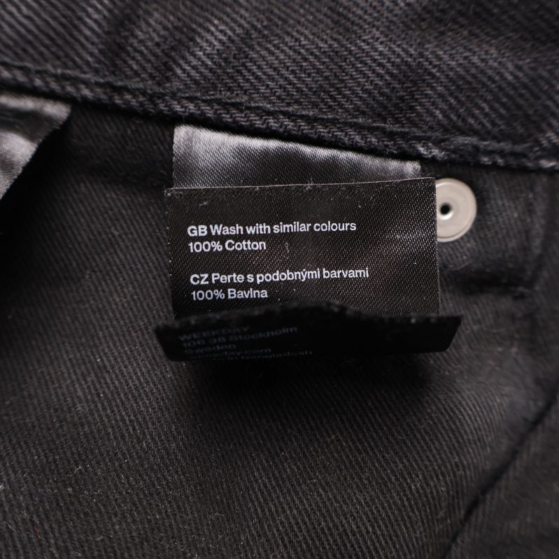 Materialtag visar 100% bomull