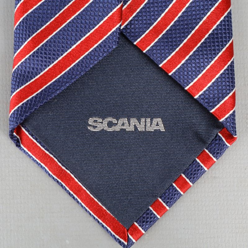 Scania-logo på slipsens insida