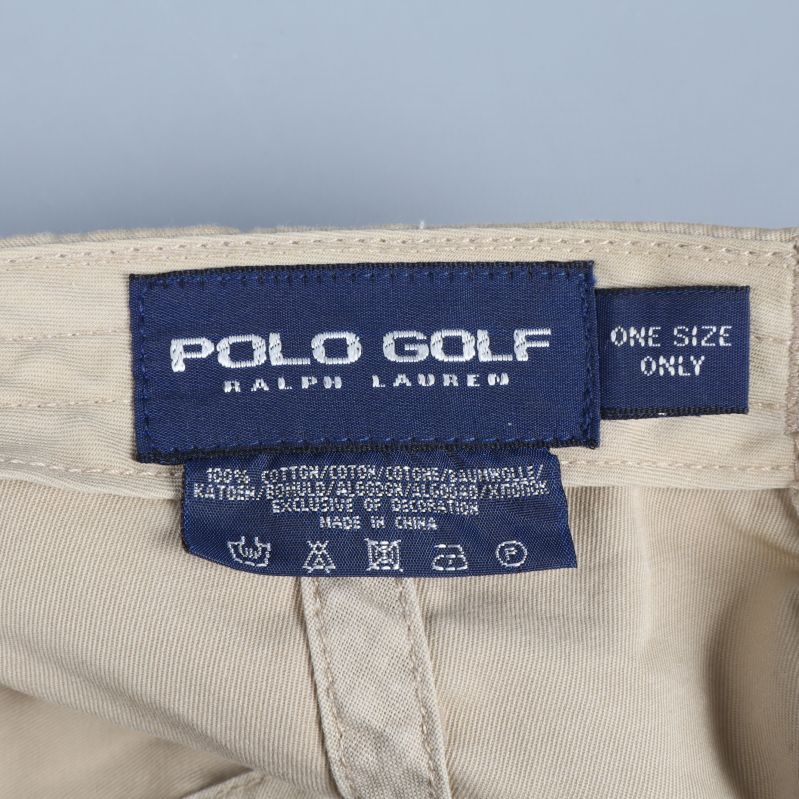 POLO GOLF etikett med storlek