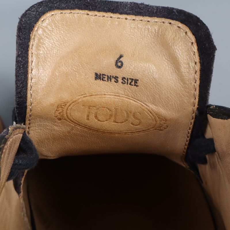 Skons innersula med Tod's logotyp och storlek 6