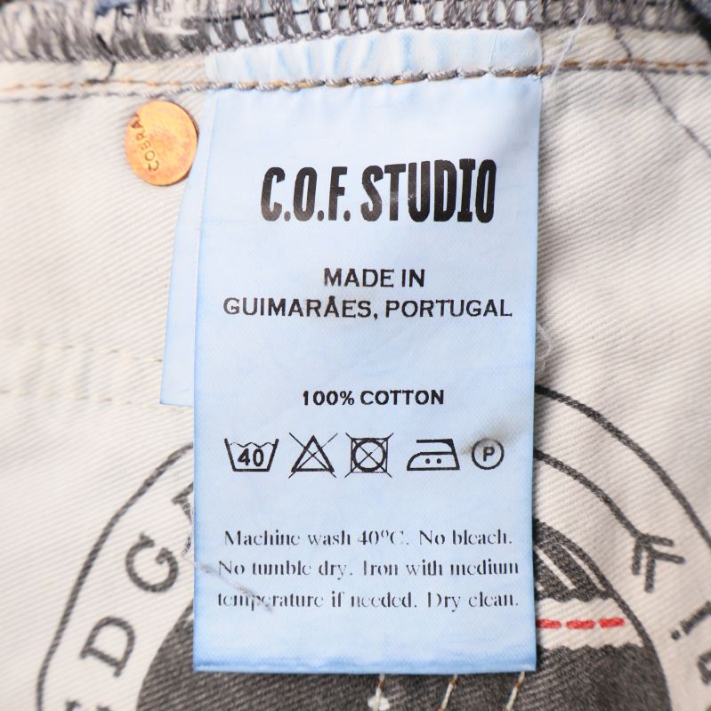 Tvättlapp med materialinformation och skötselråd