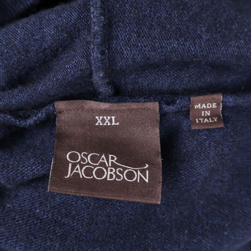 Storleksetikett och varumärke Oscar Jacobson