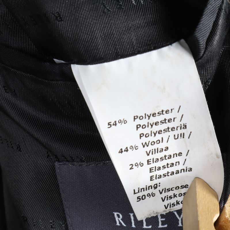 Materiallapp med materialprocent och information