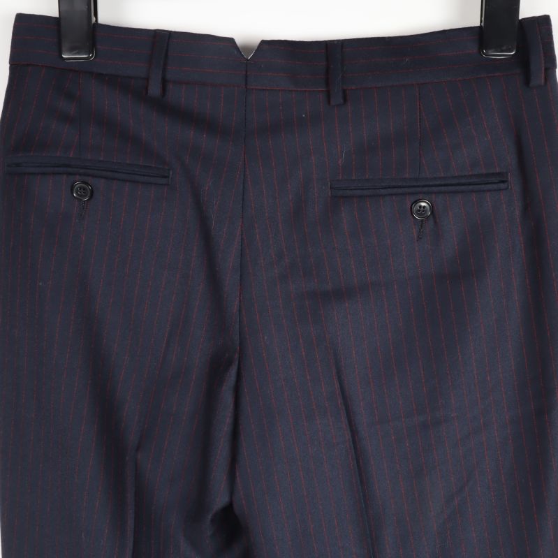 Baksida närbild på fickor och ränder