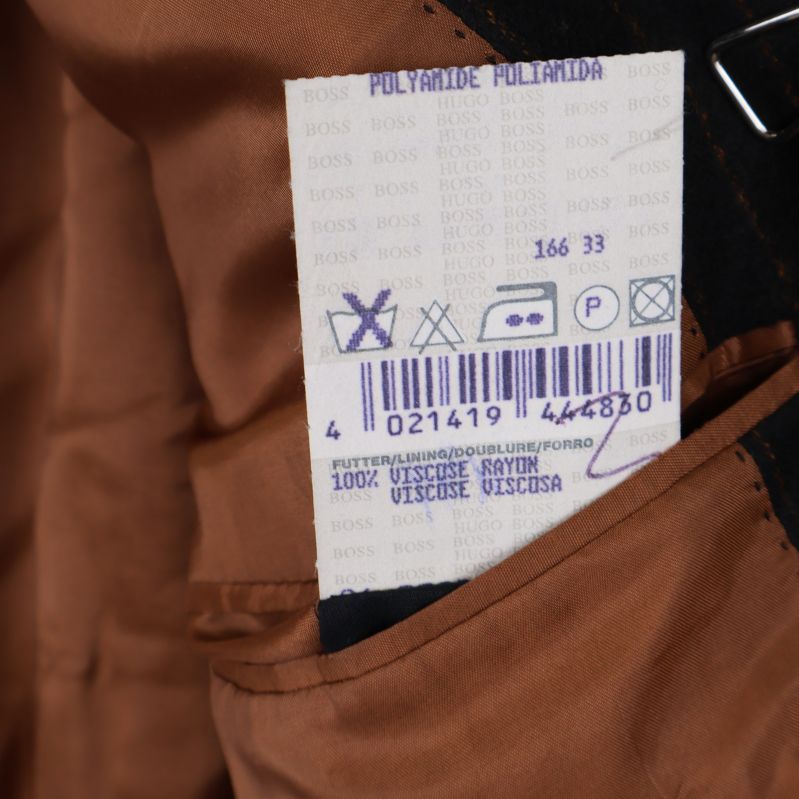 Etikett med tvättråd, huvudsakligen viskosfoder