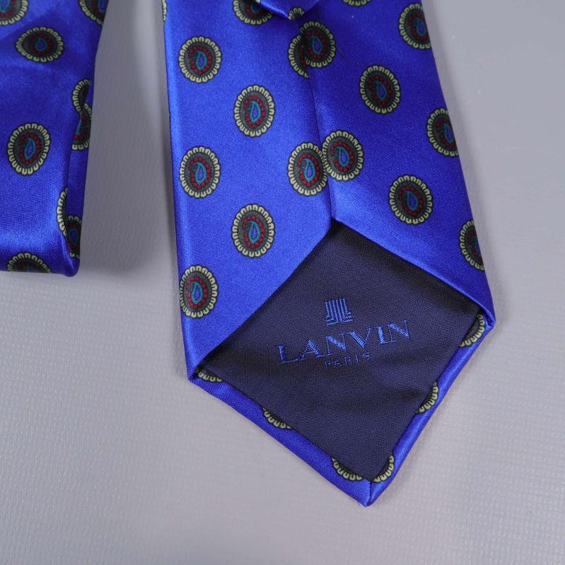 Detalj på inre fodret med Lanvin Paris-logga