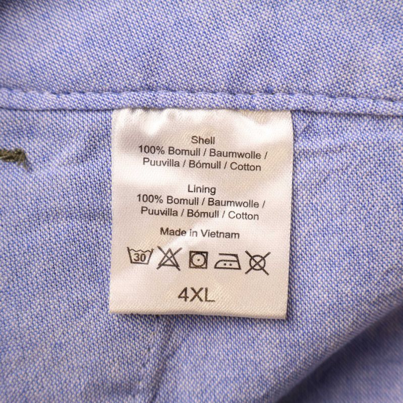 Material 100% bomull enligt etikett