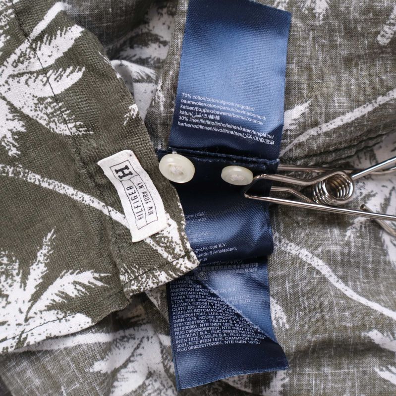 Materialinformation på innertag