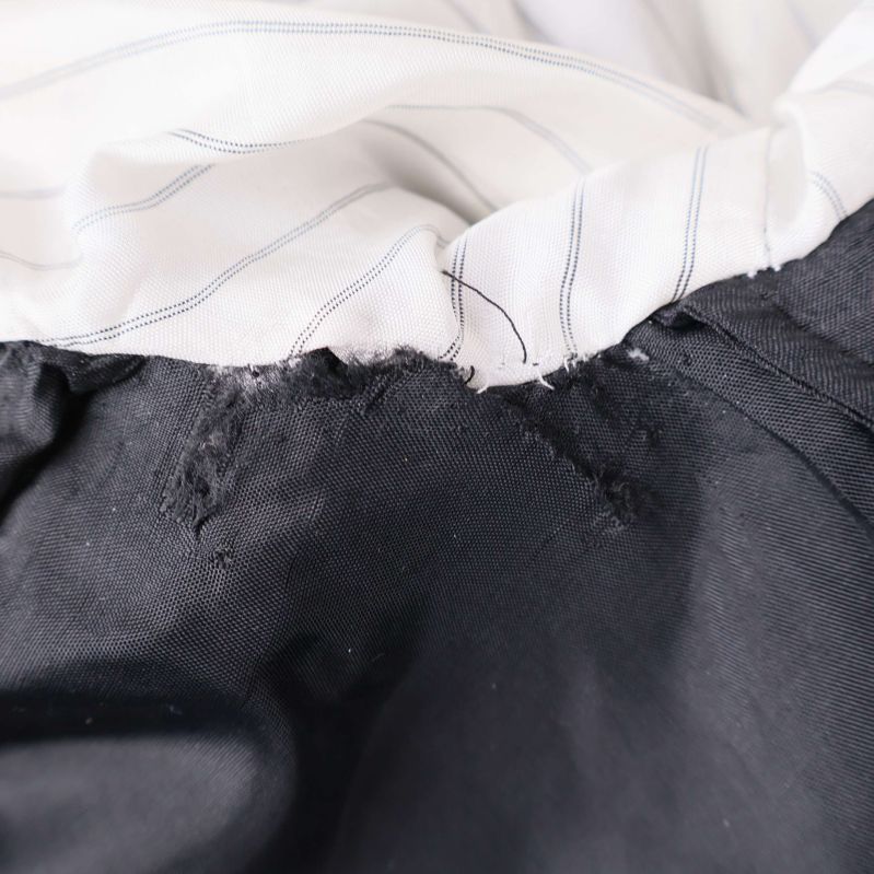 Skada i innerfodret vid axelpartiet