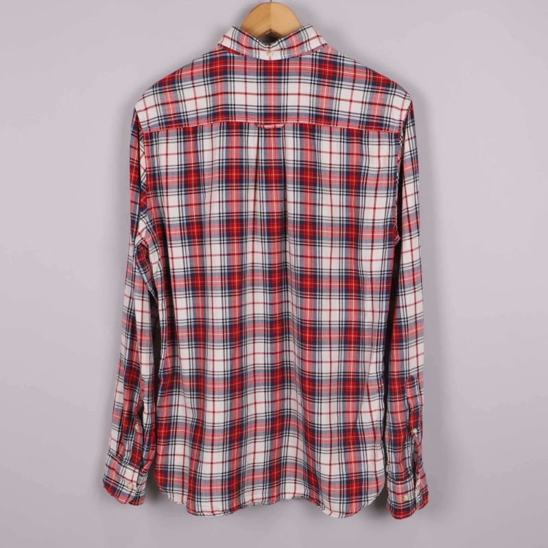 Baksida av rutig skjorta