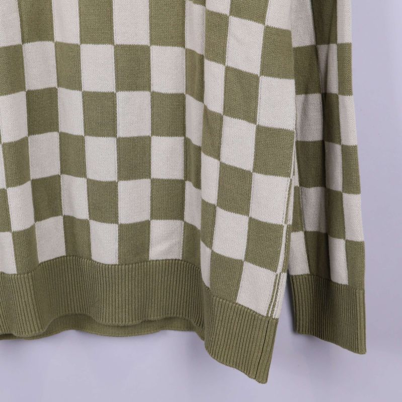 Detalj rutmönster och sidsprund