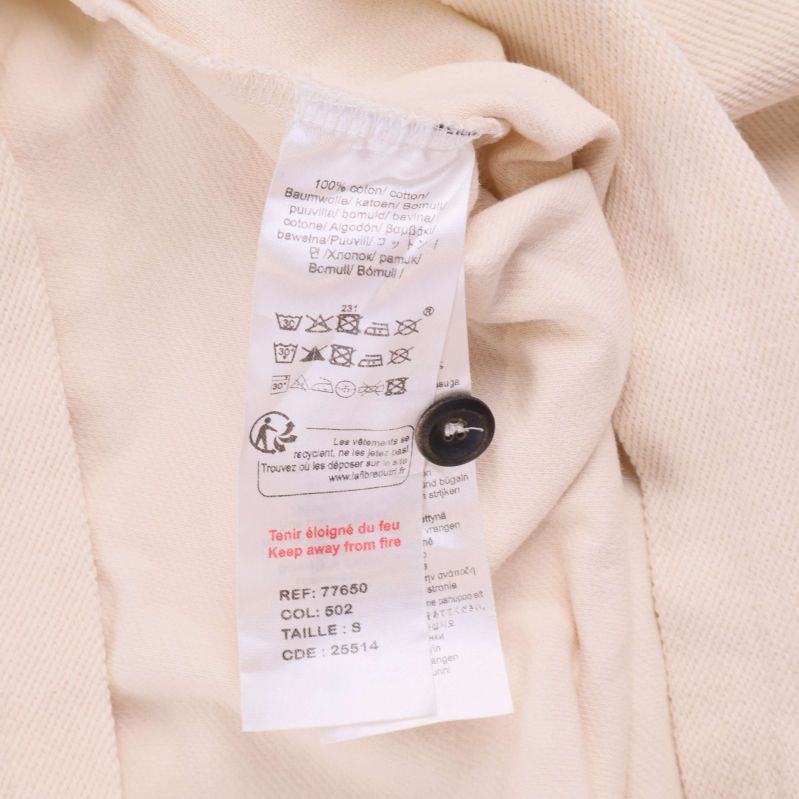 Material och tvättrådsetikett