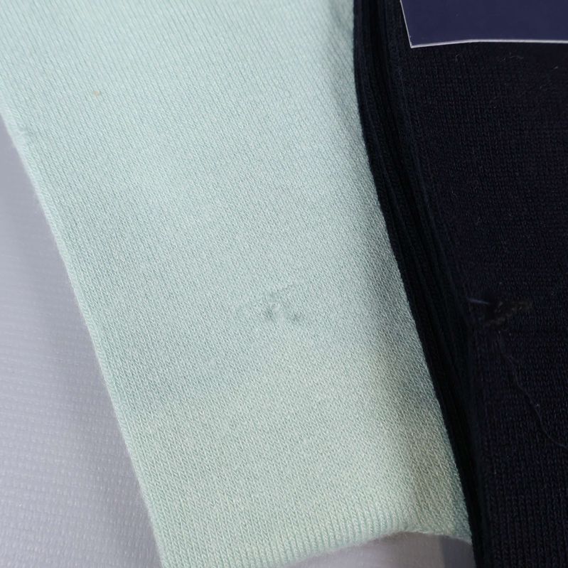 Närbild mintgrön strumpa struktur utan mönster