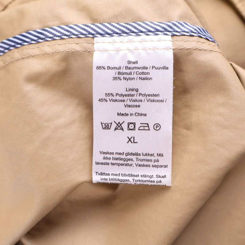 Kontrastfoder med randigt mönster