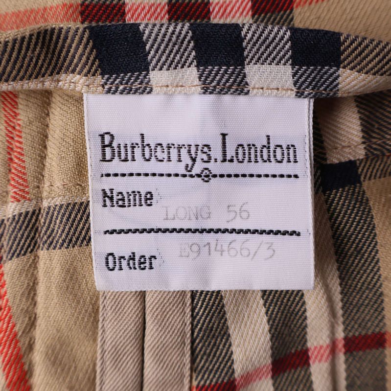 Burberrys London etikett