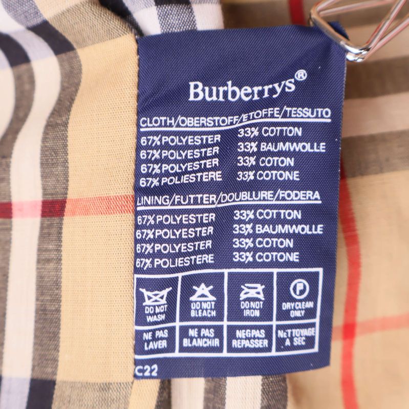 Materiallapp med information om polyester och bomull