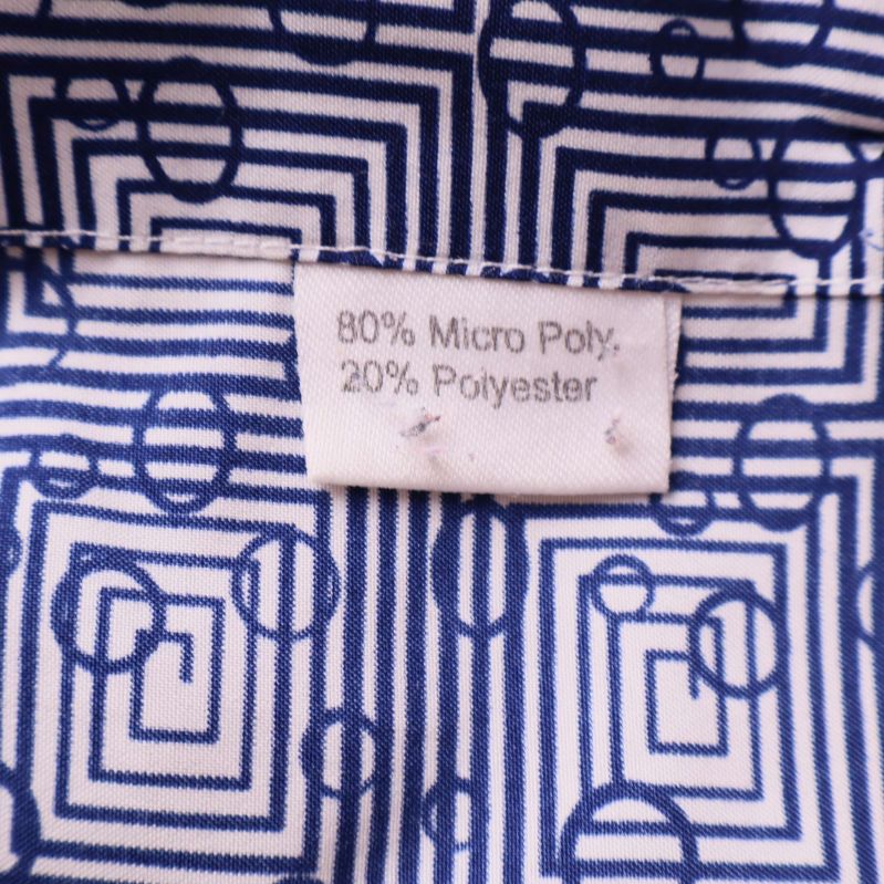 Materialetikett med 80% mikropolyester, 20% polyester