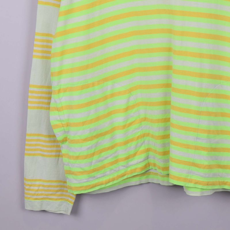 Nedre delen av hoodie med randigt mönster