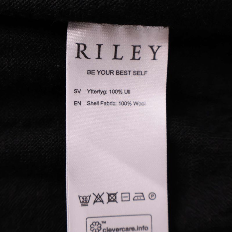 Tvättrådetikett med 100% ull från Riley