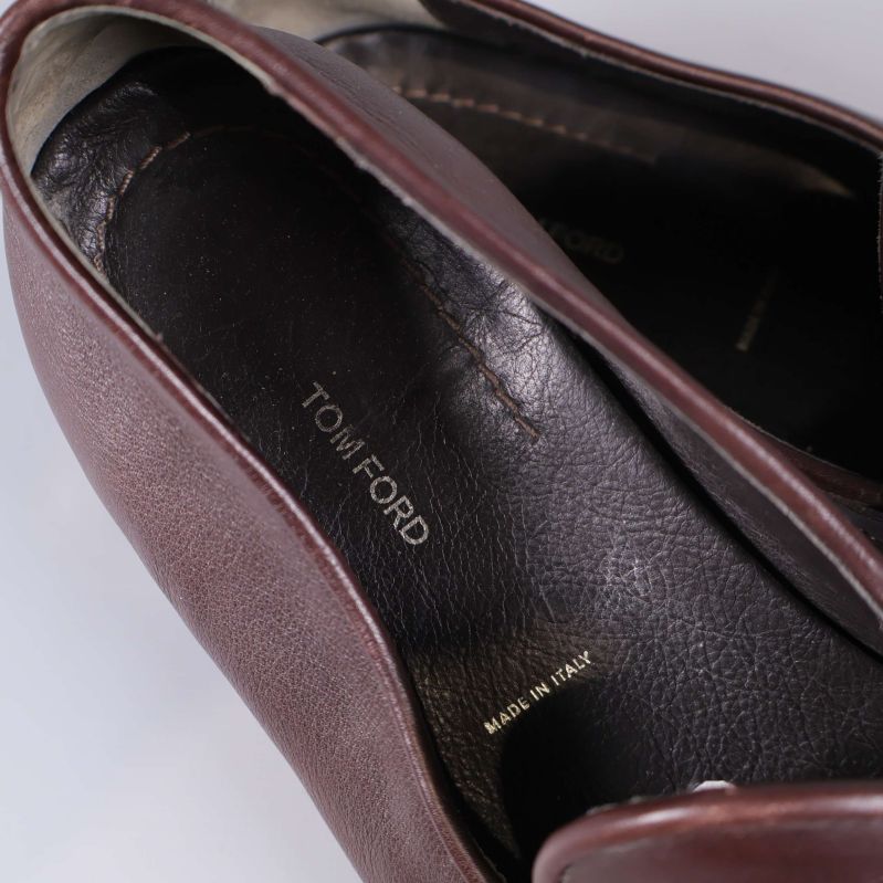 Innersula med Tom Ford märkning och Made in Italy-text