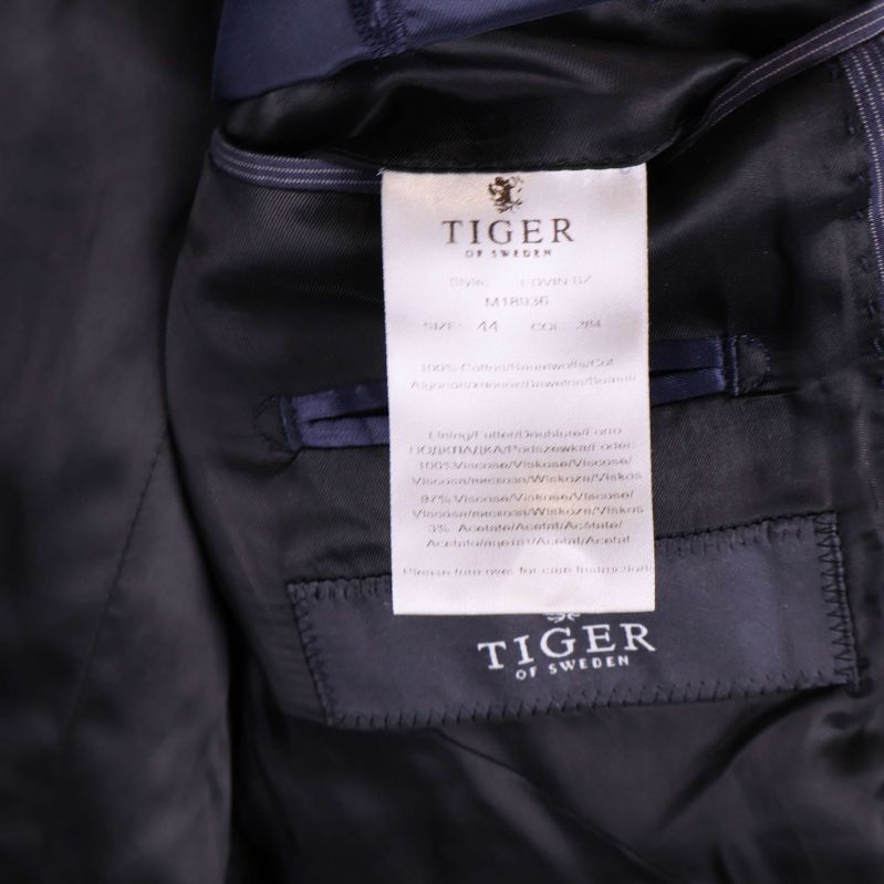 Materiallapp med Tiger of Sweden och tvättråd