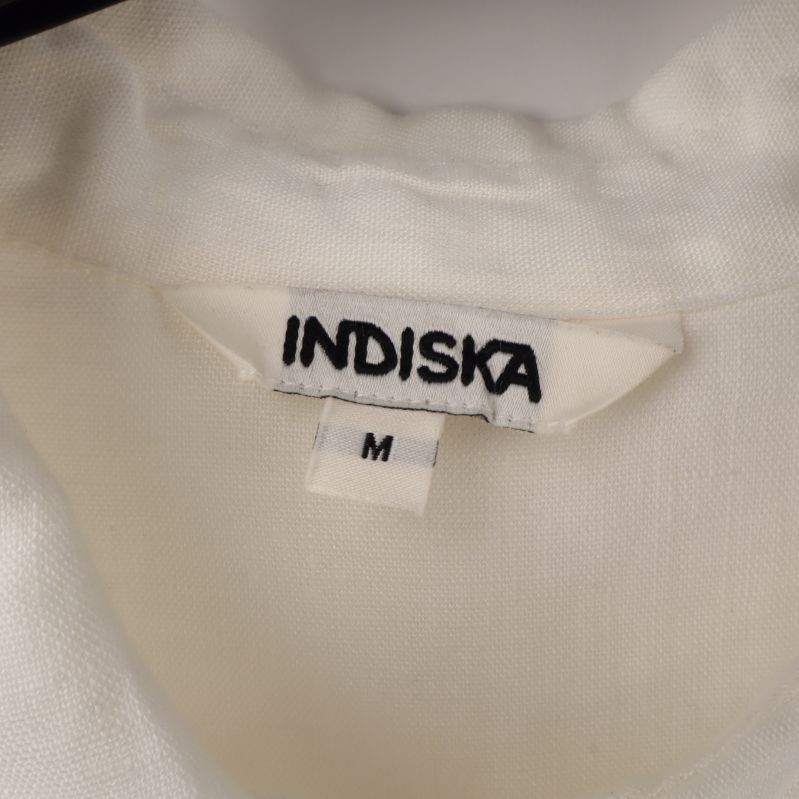 Närbild av etiketten märkt Indiska