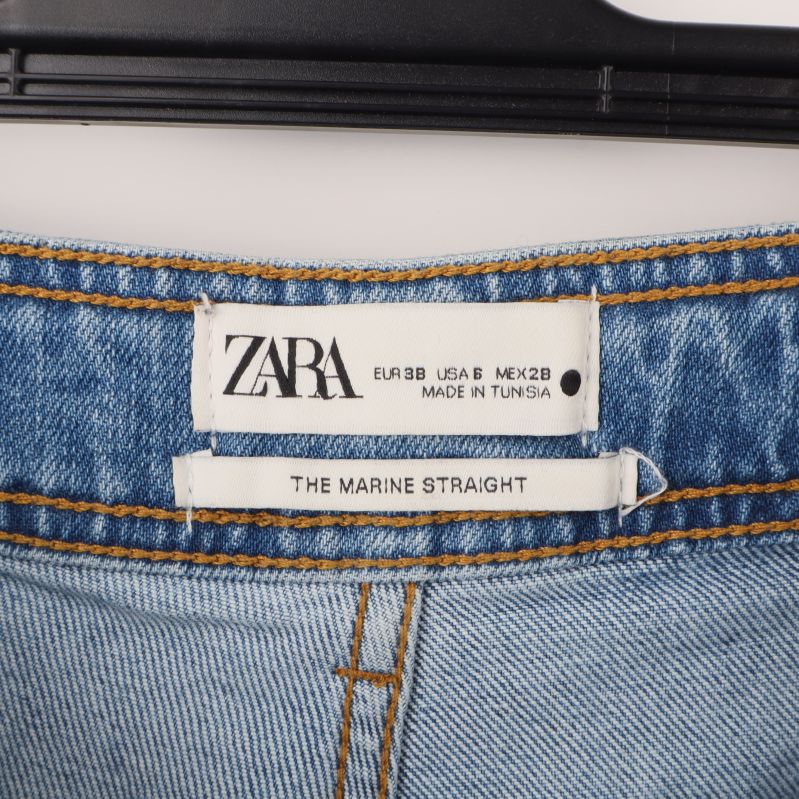 Zara etikett på jeans