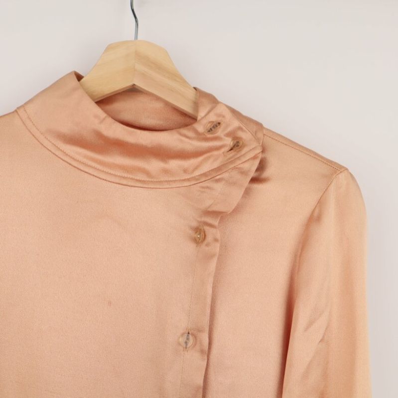 Blus med krage