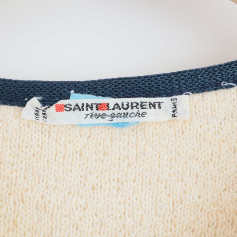 Märke Saint Laurent på cardigan