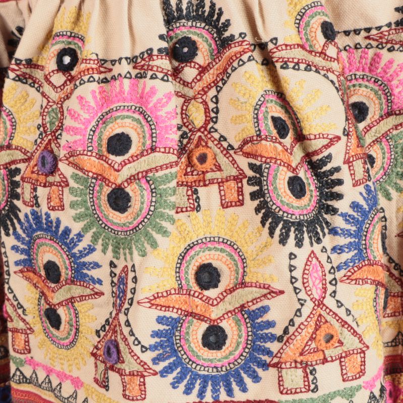 Broderimönster med olika färger