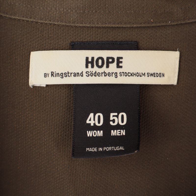 Närbild av etikett, varumärke Hope
