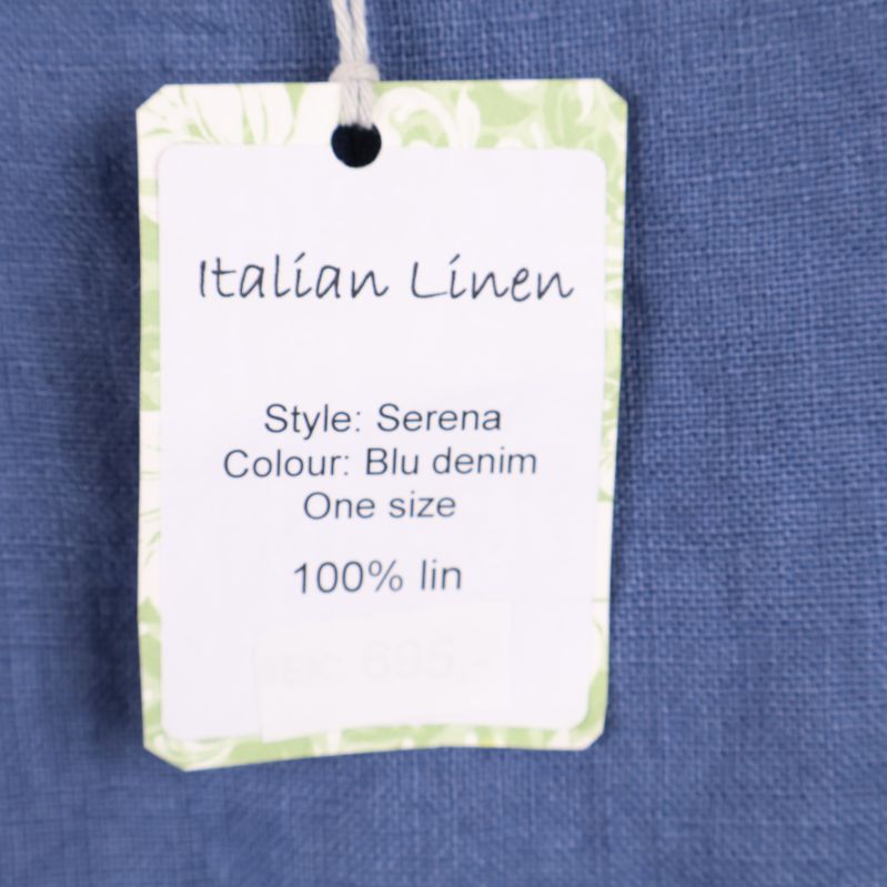 Tygetikett med italienska linne
