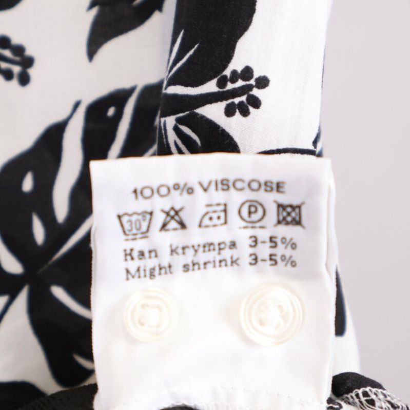 Materiallapp med 100% viskos och tvättråd