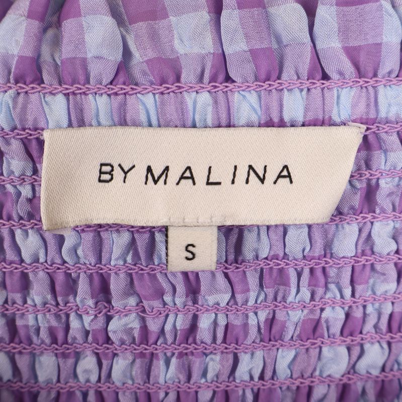 By Malina etikett och storleksmärkning S
