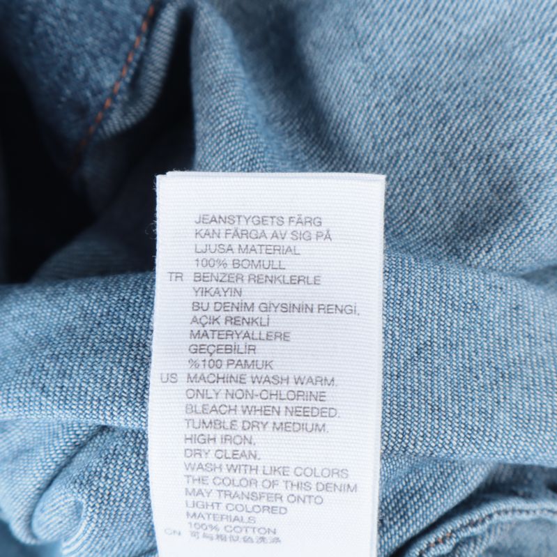 Materialinformation för skjortan