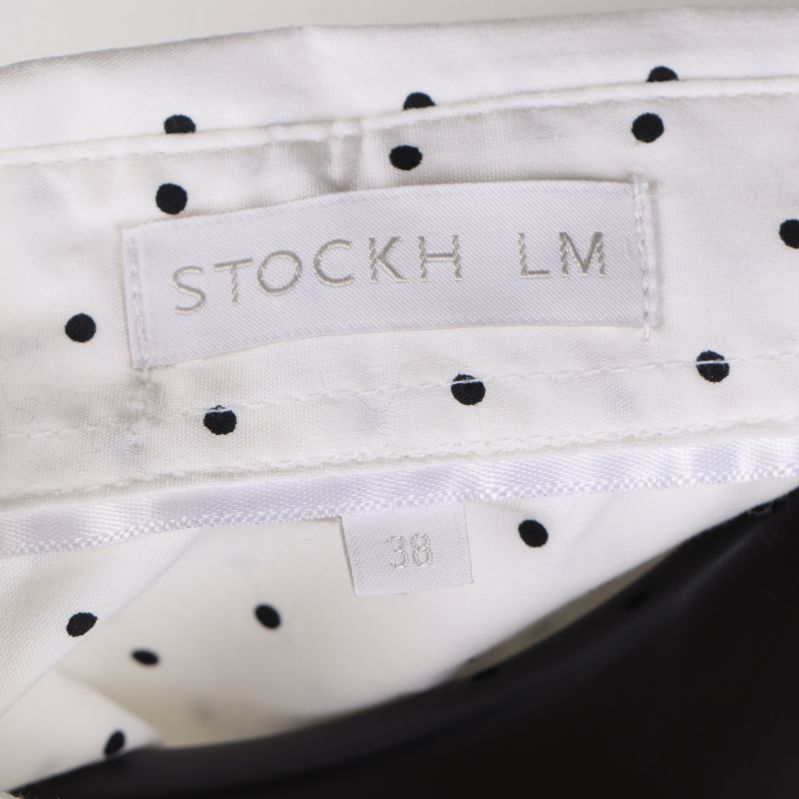 Label med texten: STOCKH LM och storlek 38