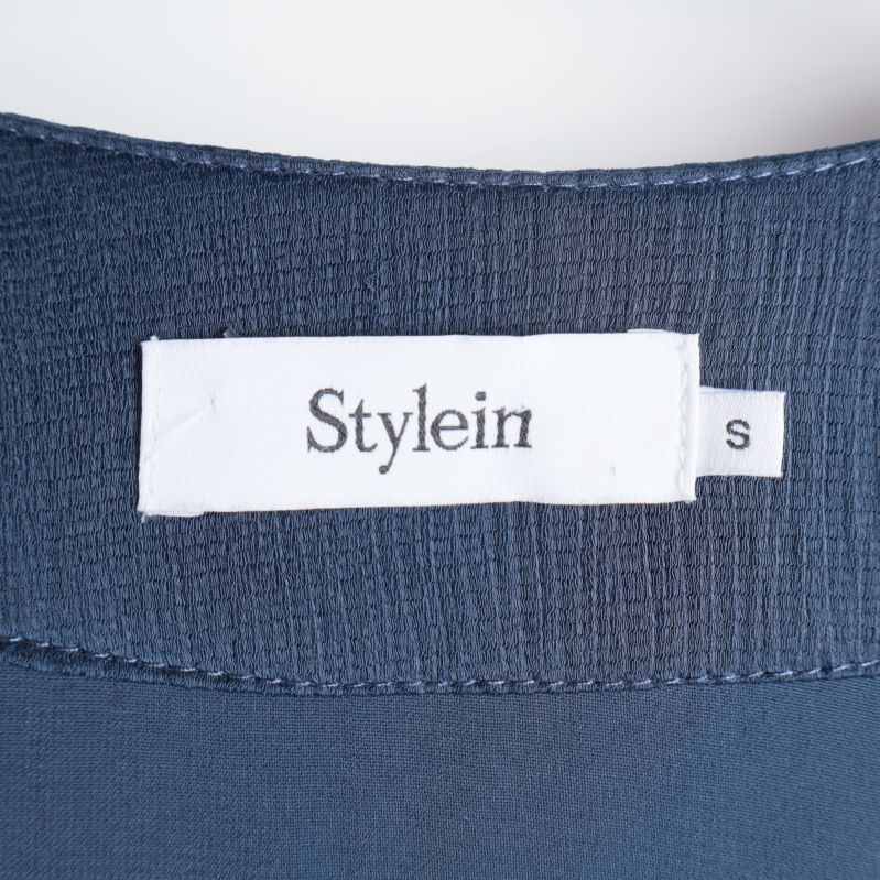 Stylein märkesetikett på insidan