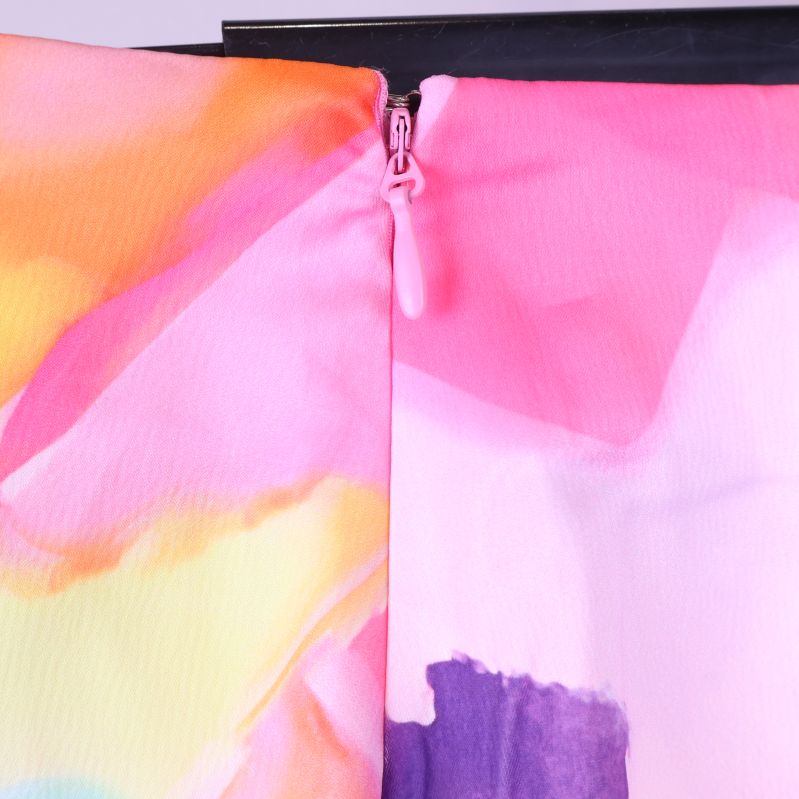 Närbild på kjolens dragkedja