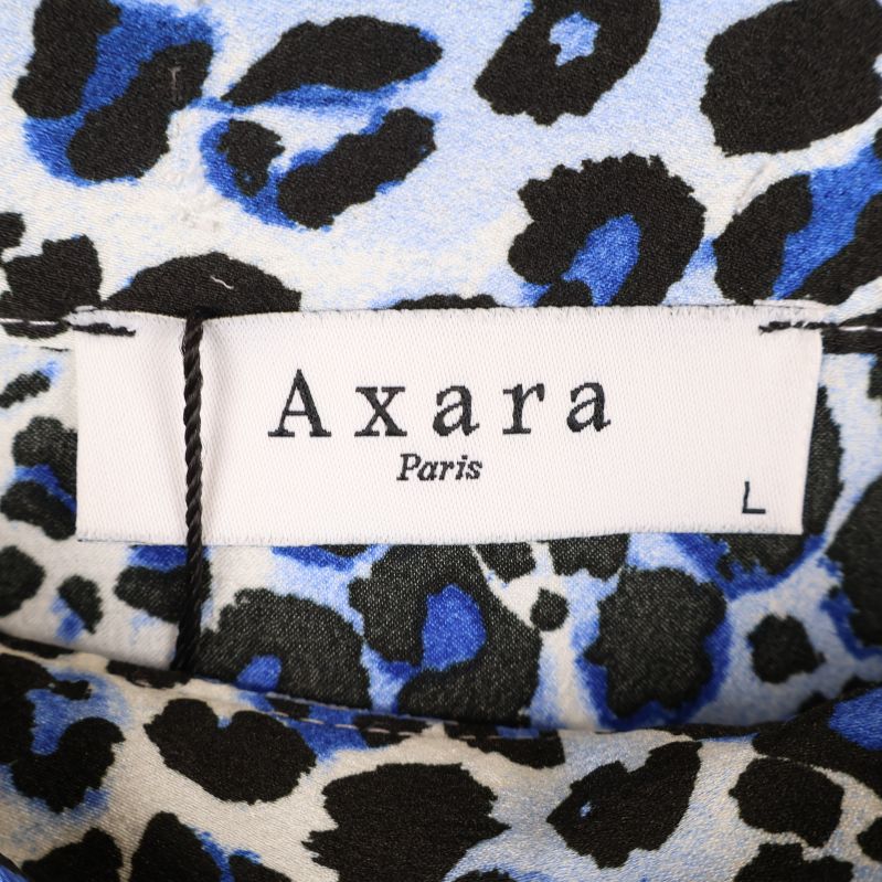 Axara Paris etikett på blå och svart kjol
