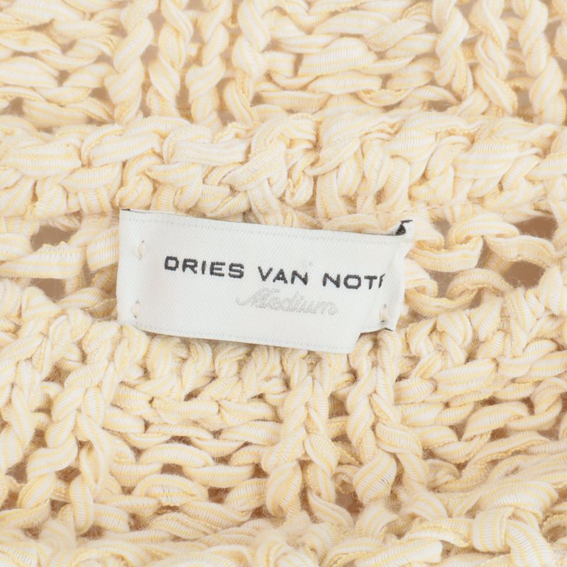Märkesetikett från Dries Van Noten