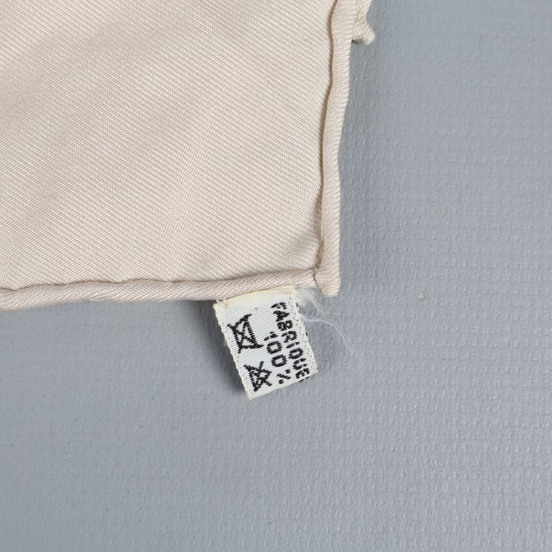 Label på scarf med tvättsymboler