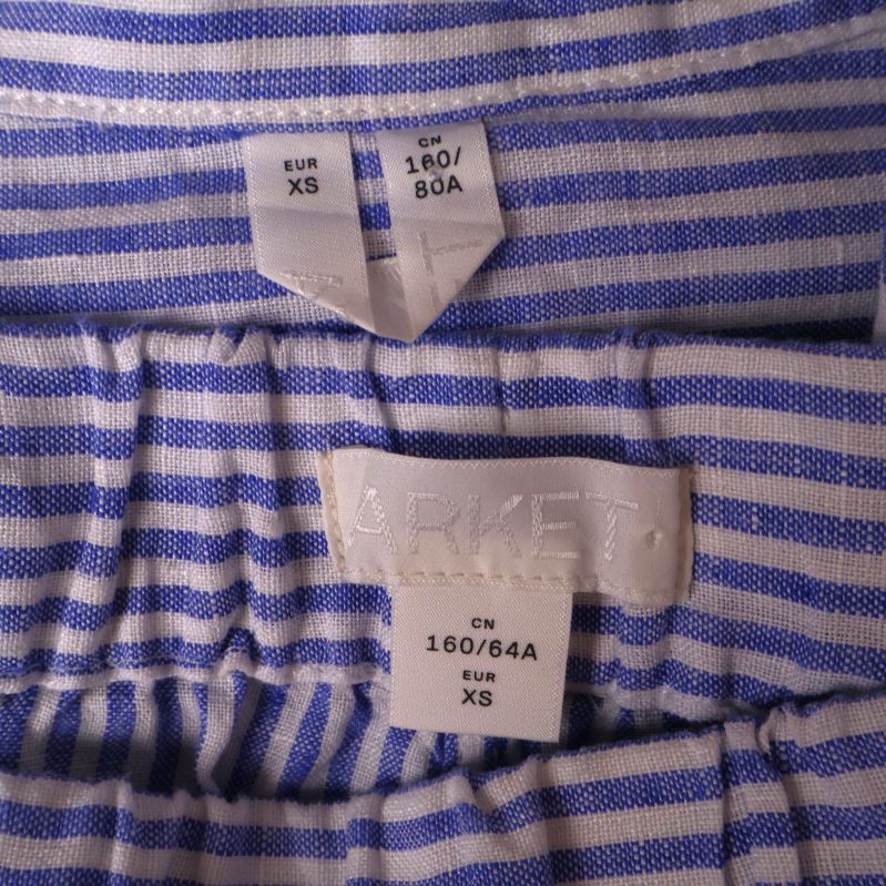 Storleksinformation för pyjamasset
