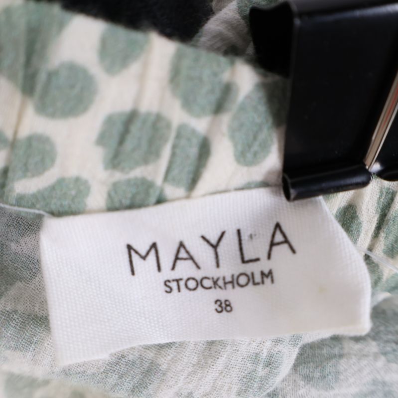 Varumärkesetikett Mayla Stockholm, storlek 38