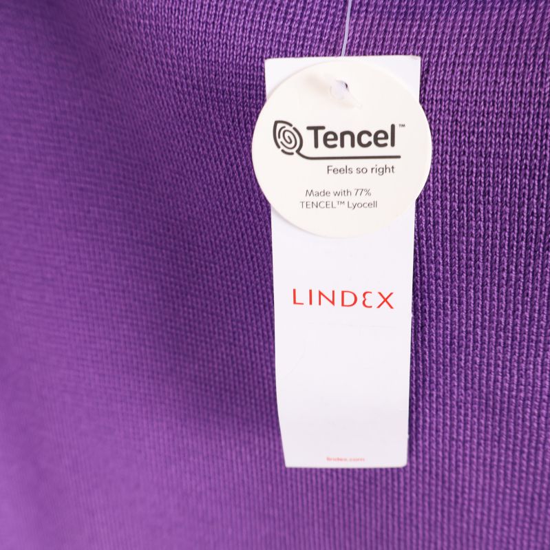 Tygmärke av lyocell och Lindex