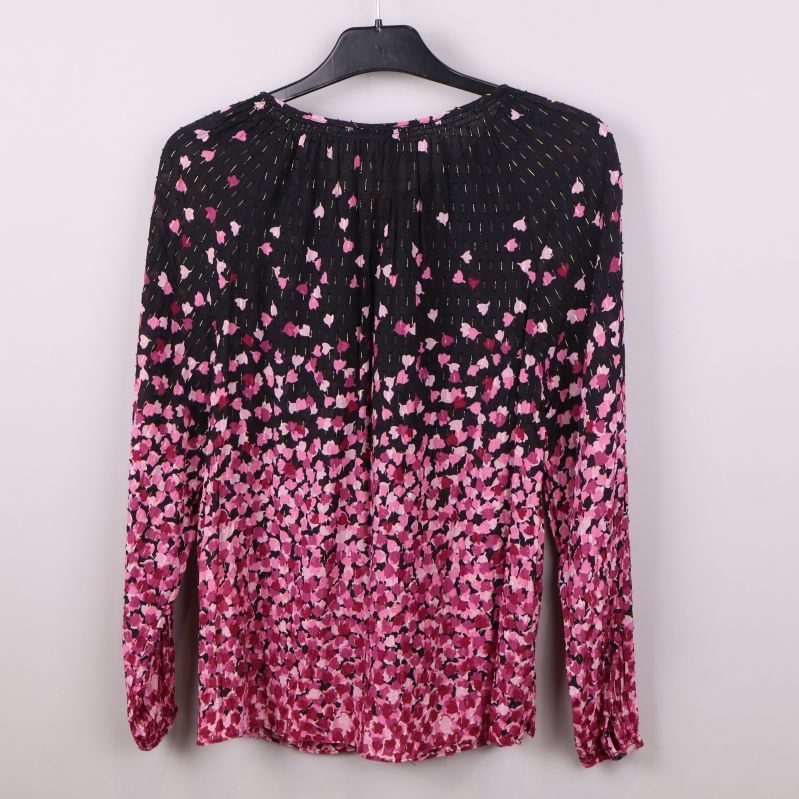 Blommig blus baksida