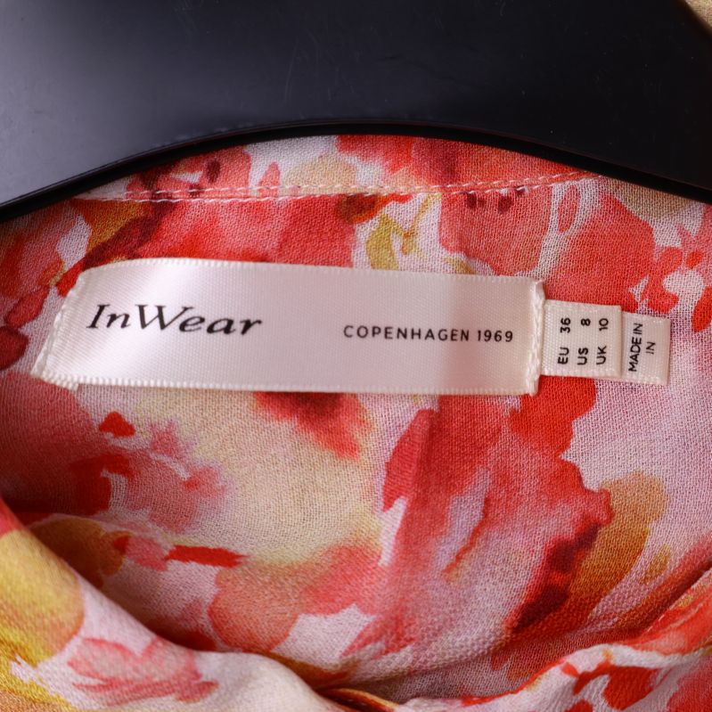 InWear logga och storleksetikett