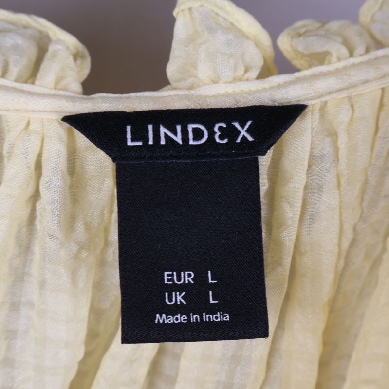 Lindex etikett med storlek L